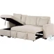 Rhett Beige Reversible Sectional
