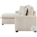 Rhett Beige Reversible Sectional