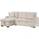 Rhett Beige Reversible Sectional