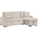 Rhett Beige Reversible Sectional