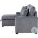Rhett Dark Gray Reversible Sectional