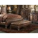Versailles Light Brown Upholstered Bed Bench with Tufted and Nailhead Trim