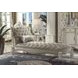 Versailles Vintage Gray 76" Chaise with Pillow and Nailhead Trim