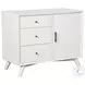 Flynn White Accent Cabinet