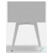 Flynn White Small Nightstand