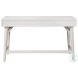 Flynn White 3 Drawer Large Desk
