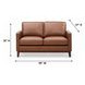 Weston Highland Saddle Leather 59" Loveseat