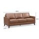 Weston Highland Saddle Leather 85" Sofa