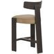 Briarstone Sahara Sand Leather Upholstered Counter Height Stool