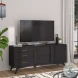 Flynn Black Large TV Stand