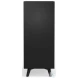 Flynn Black Large Bar Cabinet