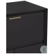 Flynn Black Large Bar Cabinet