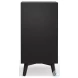 Flynn Black Small Bar Cabinet