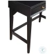 Flynn Black 2 Drawer Mini Desk