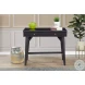 Flynn Black 2 Drawer Mini Desk