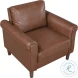 Holliston Chocolate Living Room Chair