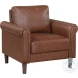Holliston Chocolate Living Room Chair