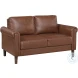 Holliston Chocolate Loveseat