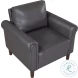 Holliston Dark Gray Living Room Chair