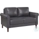 Holliston Dark Gray Loveseat