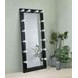 Zayan Black High Gloss Floor Mirror With Lighting
