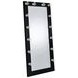 Zayan Black High Gloss Floor Mirror With Lighting