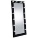 Zayan Black High Gloss Floor Mirror With Lighting