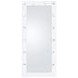 Zayan White High Gloss Floor Mirror With Lighting