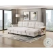 Ansley 3 Piece Beige Sectional