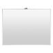 Noralie Silver and Gray Rectangular Night Table with 3 Drawers
