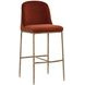 Nestorra Meg Rust Upholstered Barstool