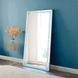 Noralie Silver Rectangular Floor Mirror with LED
