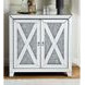 Noralie Silver and Gray 2 Door Console Table