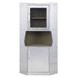 Brancaster Silver 2 Door Bar Cabinet with Nailhead Trim