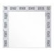 Noralie Silver Rectangular Wall Mirror with Light