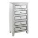 Noralie Silver and Gray 5 Drawer Chest