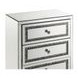 Noralie Silver and Gray 5 Drawer Chest