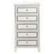 Noralie Silver and Gray 5 Drawer Chest