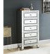 Noralie Silver and Gray 5 Drawer Chest