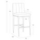 Hadwin Ivanhoe Mineral Upholstered Bar Stool