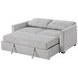 Dena Light Grey 71" Upholstered Sleeper Sofa