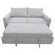 Dena Light Grey 71" Upholstered Sleeper Sofa