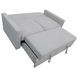 Dena Light Grey 71" Upholstered Sleeper Sofa