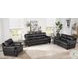 Calizor Black Leather 88" Sofa