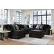 Midnight Madness Onyx 6 Piece Modular Sectional with LAF Corner Chaise