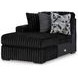 Midnight Madness Onyx 6 Piece Modular Sectional with LAF Corner Chaise