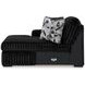 Midnight Madness Onyx 6 Piece Modular Sectional with LAF Corner Chaise