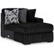 Midnight Madness Onyx 3 Piece Modular Sectional