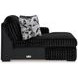 Midnight Madness Onyx 3 Piece Modular Sectional