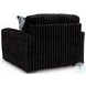 Midnight Madness Onyx Black Living Room Set